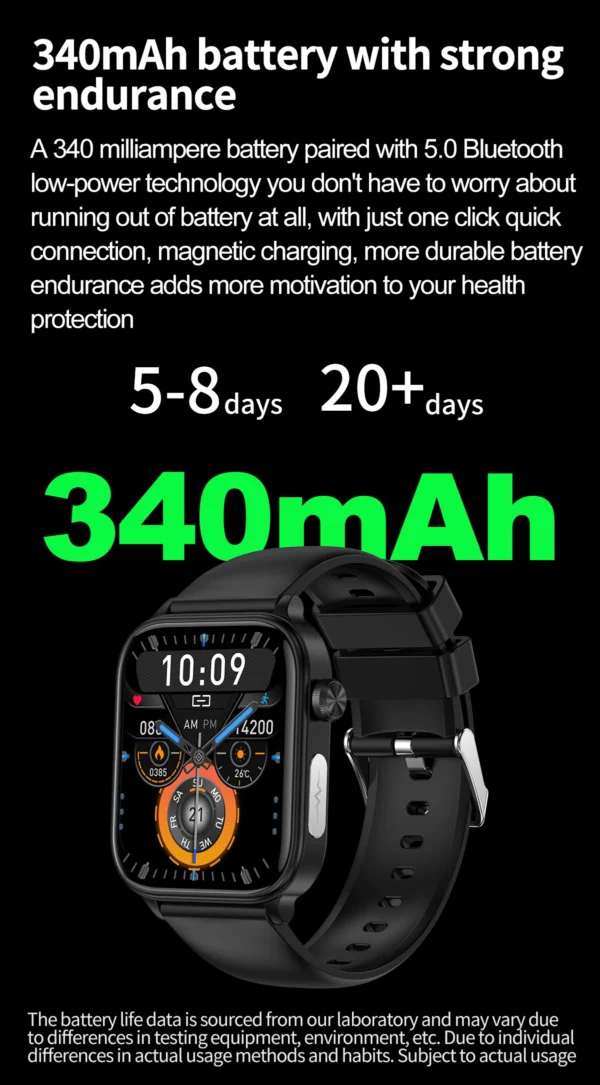 S62105643a9644d5fa9e93103336b8dacT.webp 2025 New For XIAOM1 ECG+PPG Blood Fat Uric Acid Health Smartwatch Men Women Heart Rate Blood Pressure Bluetooth Call Smart Watch