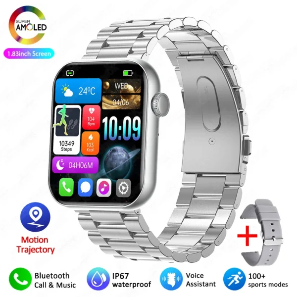 S62443971f22c406a9e6aa5873977f11dv.webp 2025 New Smart Watch Full Touch Screen Bluetooth Call AI Voice Heart Rate Waterproof Watches Sports Bracelet Smartwatch Women
