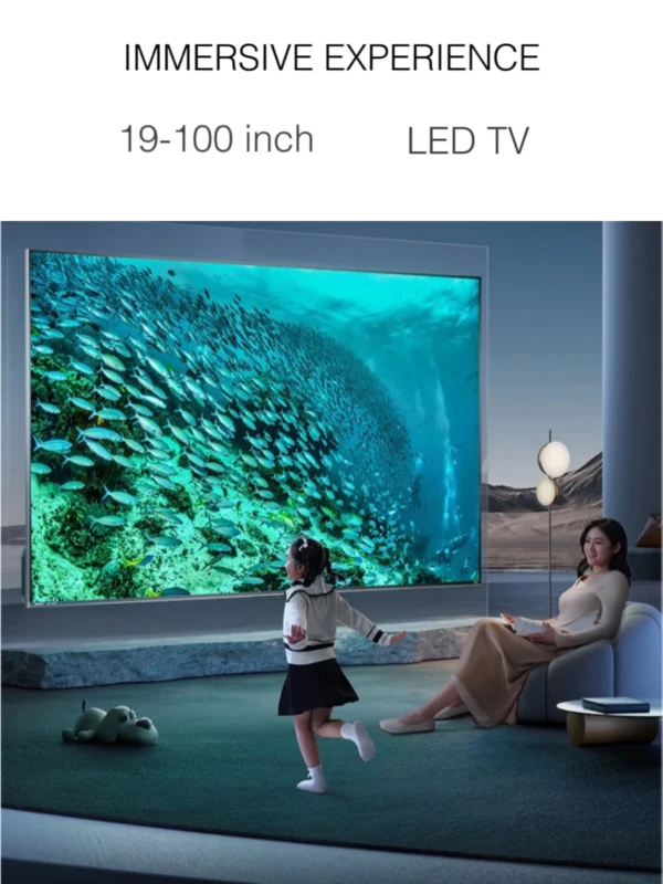 S63c7c8522370472f91554ec33af91339r.webp High-Definition 4K LED Smart TV Multi-Functional For Home Theaters Hotels Android System LAN Interface 32-80 Inch Screen Sizes