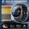 S6469b74a779f40d28809b37349a6b4427-1.webp 2026 New Accurate Blood Lipid Uric Acid Test Smart Watch Men Women ECG Blood Pressure Body analysis Voice Call Health Smartwatch