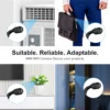 Mini WiFi Camera 1080P HD Smart Camera with Curved Flexible Lens Cable,Loop Recording,Alarm, Remote Viewing,Security  Monitoring