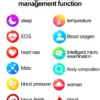 S650451b80e7646e780f4eefab8918db2N.webp 2025 New For XIAOM1 ECG+PPG Blood Fat Uric Acid Health Smartwatch Men Women Heart Rate Blood Pressure Bluetooth Call Smart Watch