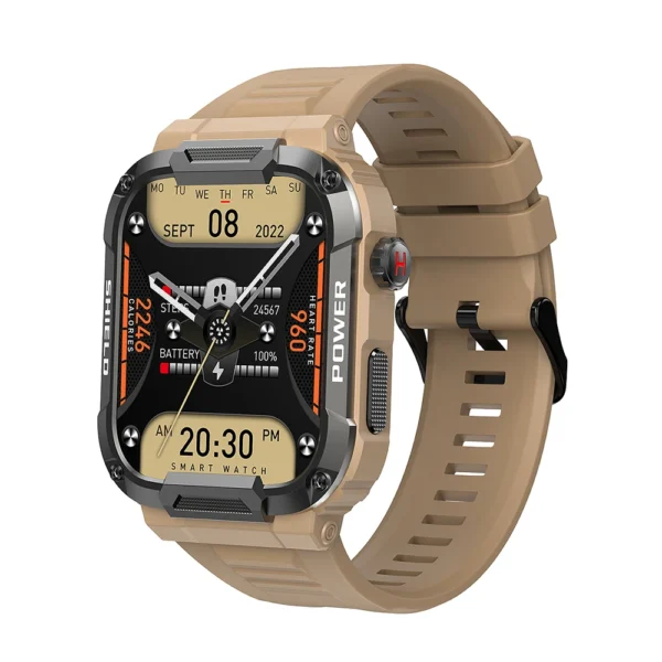 S65f2877d9dfe4a71ab110d3cfe1b8968d.webp MEVADEN 1.85 inch Outdoor Military Smart Watch Men Bluetooth Call Smartwatch Waterproof Sports Fitness Watches for Android IOS