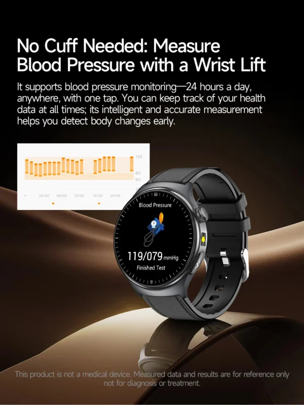 S660a21aed51249339286e88bfd19e1113-1.webp 2026 New Accurate Blood Lipid Uric Acid Test Smart Watch Men Women ECG Blood Pressure Body analysis Voice Call Health Smartwatch