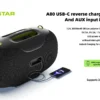 High Quality Hopestar A80 Subwoofer - Portable RGB Speaker with IPX6 Waterproof, Mini Microphone & Rechargeable Battery