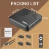 Janmifly R69 PRO Set Top Box Android 14 Allwinner H728 WiFi 6 Support Ultra HD 8K Bluetooth 5.0 smart tv box Netflix YouTube