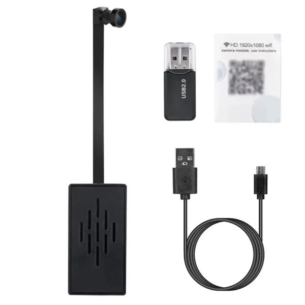 S68ccaad8da2b42d8b41cb40d4adf7719b.webp Mini Camera 1080P HD WiFi Camcorder DIY Portable Wireless Module Video Recorder Motion Detection P2P Camera Support Remote View