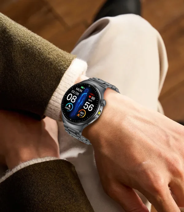 S690c97cddd074e55a7185eb2eff66a67w-1.webp 2026 New Accurate Blood Lipid Uric Acid Test Smart Watch Men Women ECG Blood Pressure Body analysis Voice Call Health Smartwatch
