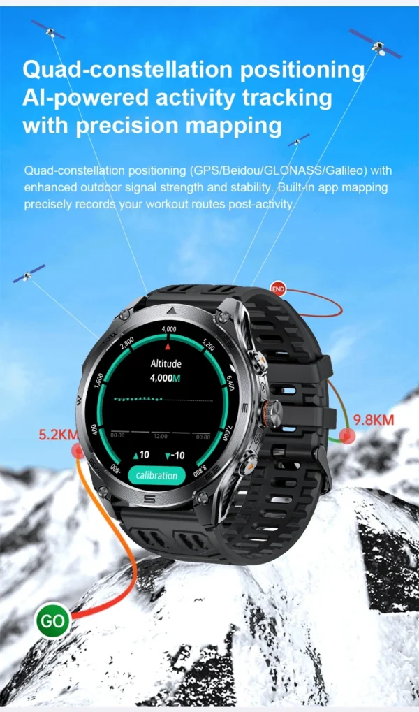 S6b9c8657f2cf41ffa10256f009958308H-2.webp 2025 New Military T-Rex 3 Ultra GPS Smart Watch 1000mAh Battery 10ATM Waterproof Compass Flashlight Sports trackr Smartwatch Men