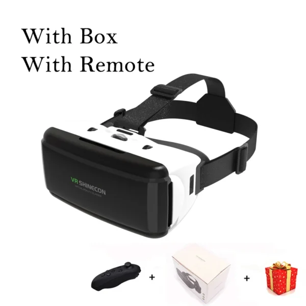 S6c545a00df2d472aa67a3d430231aa9cP.webp VR Shinecon Casque Helmet 3D Glasses Virtual Reality Augmented For iPhone Android Smartphone Smart Phone Goggle Mobile Viar Game