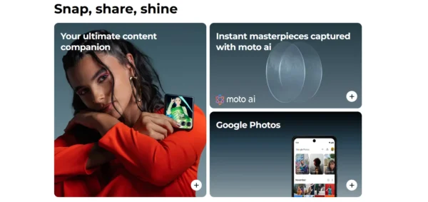 S6c798c3a08524298b9d5d570c8d48a1eF.webp Motorola Moto Razr 50 Ultra Snapdragon8s Gen3 6.9" POLED Folded Screen 165Hz 50MP 45W Fast Charge NFC IPX8 Original Mobile phone