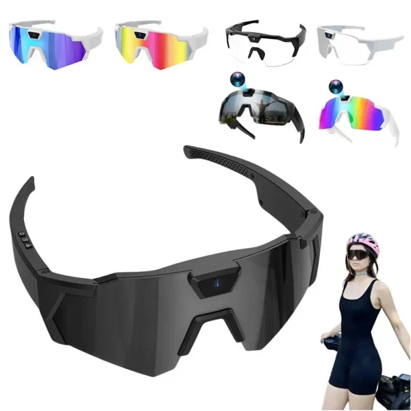 S6ce8814fe8c747debfd13a2b9b2d0747D.webp NEW HD Video Glasses Action Camera Sunglasses Smart Glasses Sports Glasses Outdoor Bicycle Motorcycle Driver Recorder Walk Cam