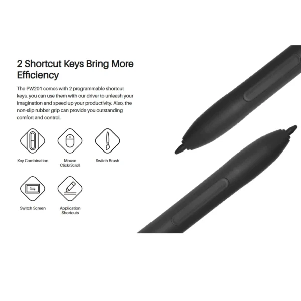 S6d59c22e9bb245d6ac6c231281955ebfa.webp Battery-Free Pen PW201 for HUION H430P HST640 H640P H950P H1060P H610PRO V2 HC16 HS64 HS610 GC610 H1161 H320M for Drawing Tablet