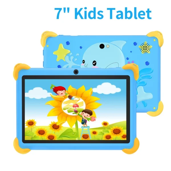 S6d68dfef6ef64e1a823657cc1278628aW.webp 7 Inch 5G Kids' Tablet with Cartoon Pattern Android Learning Education PC with Kids-Proof Case 4000mAh Tablet