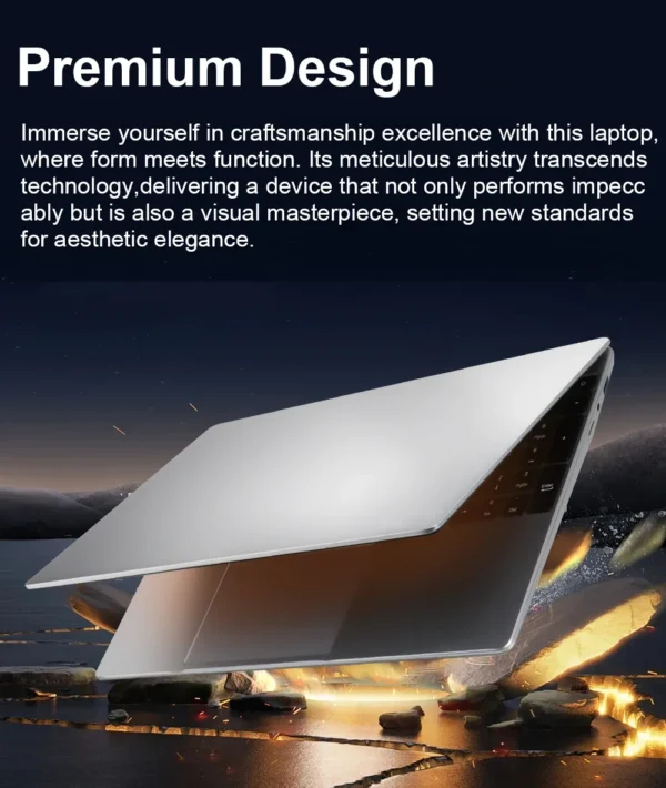 S6d9ff22d604b4b808fe989ed94d3c9f7V.webp 15.6" Laptop Computer Intel Celeron N4000 Notebook PC Fingerprint Unlock Windows 11 Pro 16GB RAM 512GB 1TB SSD HD 1080P Laptops