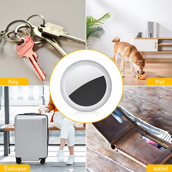 S6db5a115ac834fc8b176623a8f5611beH.webp GPS Mini Tracker GPS Locator GPS Smart Car Work For isearcing Smart Finder Key Finder Children Locating Tracker Pet Tracker GPS