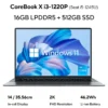 S6ec3cf867ec54d8aa6c132a26a7896f2c.webp CHUWI CoreBook X 16GB 512GB Laptop Windows 11 Intel Core i3 1220P Up to 4.4GHz 14inches 2K Portable PC 46.2Wh WiFi 6 BT 5.2