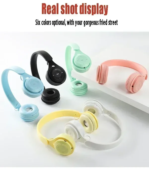 S6edd38c6a0004112a49487534d2a8f13Z.webp Macarone Wireless Bluetooth Headphones With Microphone Sound Insulation Gaming Earphone Hifi Bass Earbuds Blutooth5.3 Hedset