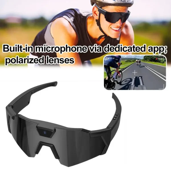S6f23bd60f39e4204bedea346673e3212w-1.webp NEW HD Video Glasses Action Camera Sunglasses Smart Glasses Sports Glasses Outdoor Bicycle Motorcycle Driver Recorder Walk Cam