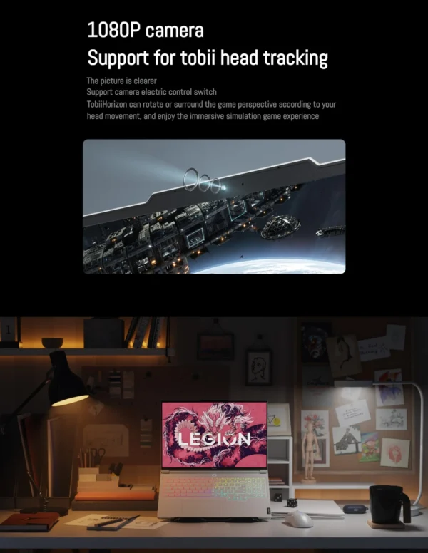 S74ee80f67f4f46e094085656dc159e8aI.webp Lenovo LEGION Y9000X Gaming Laptop Intel Core i9-14900HX NVIDIA GeForce RTX 4060/4070 32GB DDR5 1T SSD 16-inch 165Hz Notebook PC