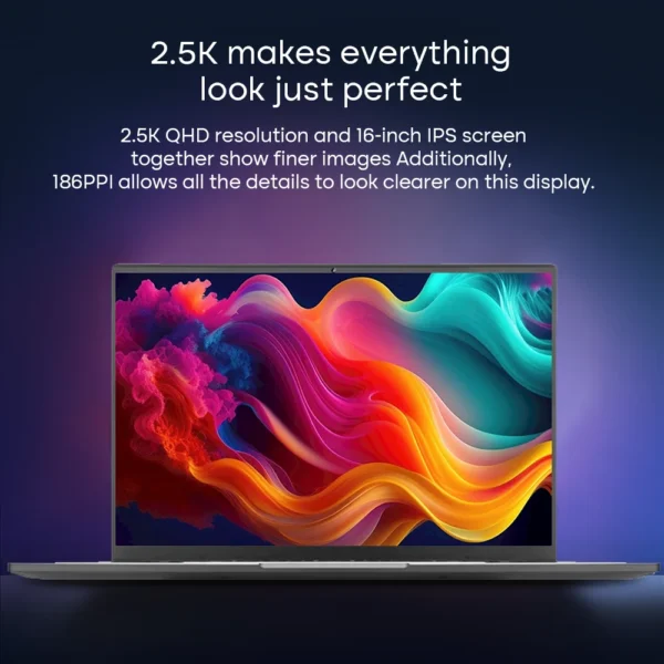 Ninkear A16Pro Laptop 16 inch 2.5K 120Hz AMD R7 7840HS WiFi 6 32GB DDR5 RAM 2TB SSD Laptop Windows 11 Notebook Office Computer