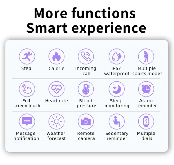 LIGE Smart Watch Women Men Full Touch Screen Bluetooth Call Smartwatch Waterproof Sports Fitness Tracker Watches for Android iOS
