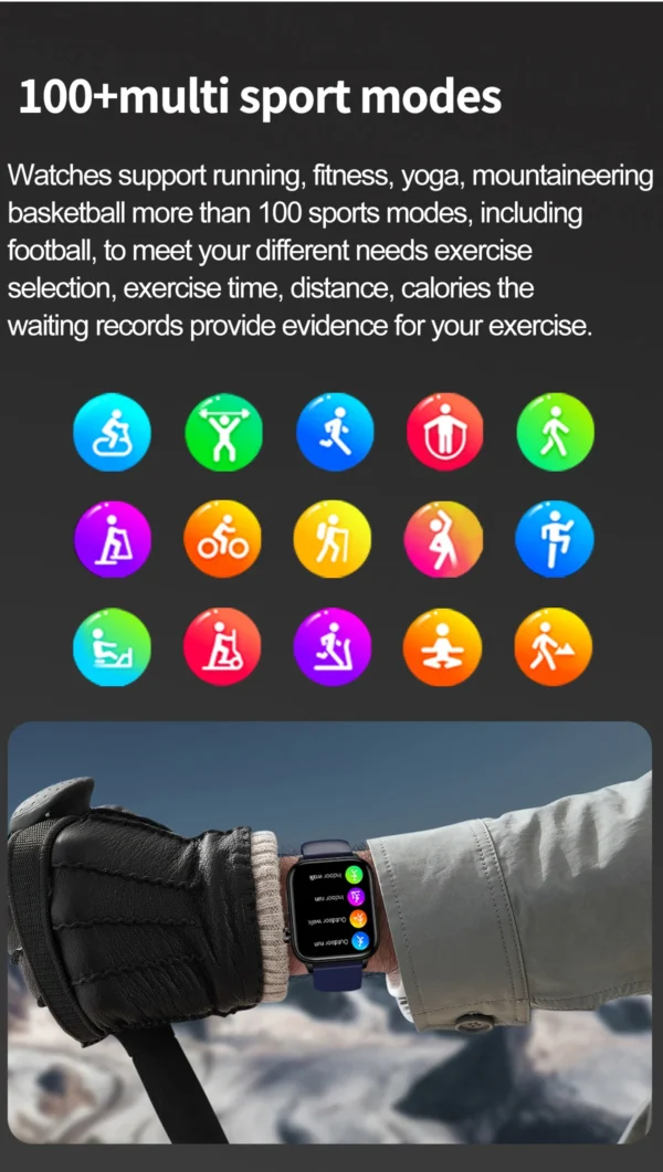S770ab5039fe0403ea48bd67c9c788108O.webp 2025 New For XIAOM1 ECG+PPG Blood Fat Uric Acid Health Smartwatch Men Women Heart Rate Blood Pressure Bluetooth Call Smart Watch