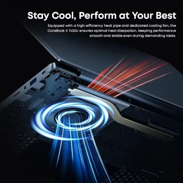 S77b5eee449844ae6986c010280f40e46H.webp CHUWI CoreBook X AMD R5-7430U Business Laptop 6 Cores 14.1 inch 2K IPS Screen 16GB DDR4 RAM 512GB SSD UP to 4.3 Ghz Notebook