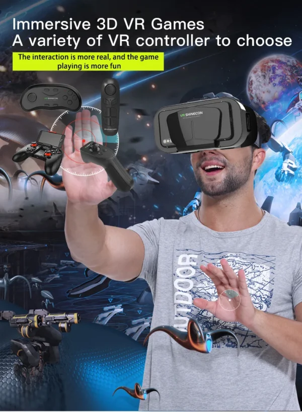 S77e46e61c7ff4eed86fbac17725381bfj-1.webp VR Glasses 3D Viar Phone Virtual Reality Headset Helmet Devices Smart Lenses Goggles For Smartphones Cell Hedset Mobile Game Set
