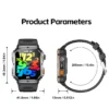 S789ff195873a410f9cf76bfcb5cd72b0v.webp New Outdoor Military Sports Smart Watch with Led Lighting Men Women for huawei xiao Watches Bluetooth Call GPS track Smart Watch