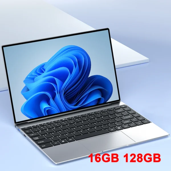 S79e5cb0a6ea340bca32de8960a8a8ec7s-1.webp LENO 14.1"Ultra Slim Laptop 16GB RAM 2TB SSD Windows 11 Intel N3700 Notebook Gamer 1920*1080 Display Office Study Computer PC