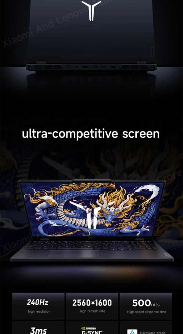 Lenovo laptop Legion Y9000P 2024 Gaming laptop notebook 16“ 2.5K 240HZ Screen i9-14900HX RTX4060/RTX4070/RTX4090 Notebook PC