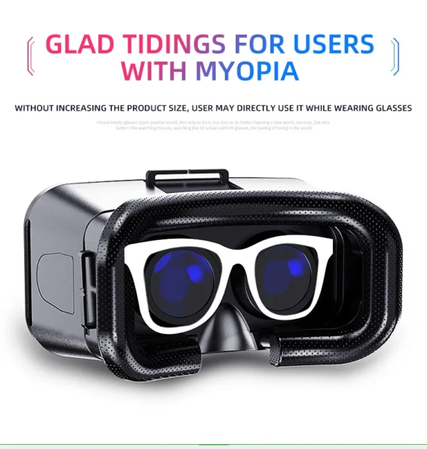 S7a14469222ba47e2a86644062a2481c6l.webp VR Glasses 3D Virtual Reality Headset Helmet For Phone Lenses Goggles Devices Viar Smart Smartphones Cell Game Viewer Mobile Set