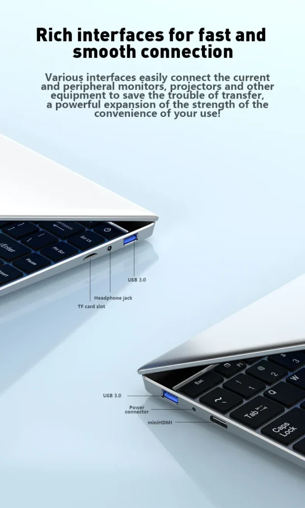 S7aeaf9e09eb54de69d9bb6d7c6b51947D.webp LENO 14.1"Ultra Slim Laptop 16GB RAM 2TB SSD Windows 11 Intel N3700 Notebook Gamer 1920*1080 Display Office Study Computer PC