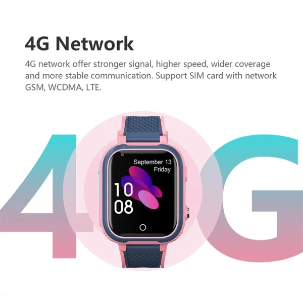 S7b77bc31356f42a990871e606f6928d6q-2.webp GPS Tracker 4G Real-Time Location Tracking Video Call,Camera, Games, SOS Call Watch for Children Kids Smartwatch for Boys Girls