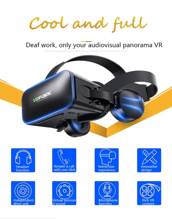 S7d605987a9c647c581818ccecfceb127V.webp VR Glasses 3D Virtual Reality Headset Helmet For Phone Lenses Goggles Devices Viar Smart Smartphones Cell Game Viewer Mobile Set
