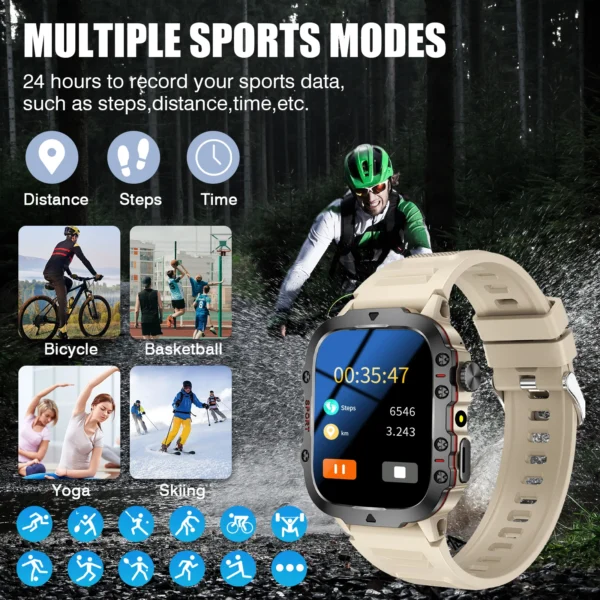 S8019114a0af647d285d1785ca2f86aecn.webp Smart Watch with LED Light, wireless calling /dial, Multi-Sport Modes, Call & Message Alerts, Custom Wallpaper, Compatible