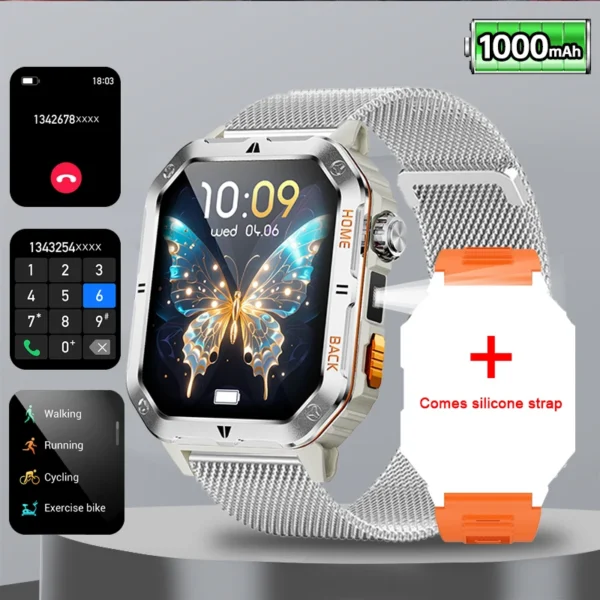 S8067a0f8fd234f12904004da75e48d575.webp New Outdoor Military Sports Smart Watch with Led Lighting Men Women for huawei xiao Watches Bluetooth Call GPS track Smart Watch