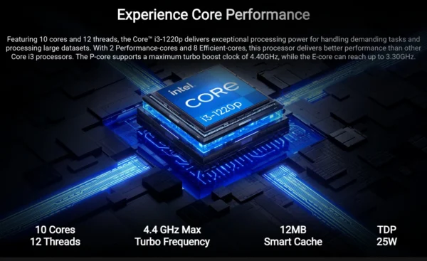 S827f1d4213c048178cde687afdb713dfx.webp CHUWI CoreBook X 16GB 512GB Laptop Windows 11 Intel Core i3 1220P Up to 4.4GHz 14inches 2K Portable PC 46.2Wh WiFi 6 BT 5.2