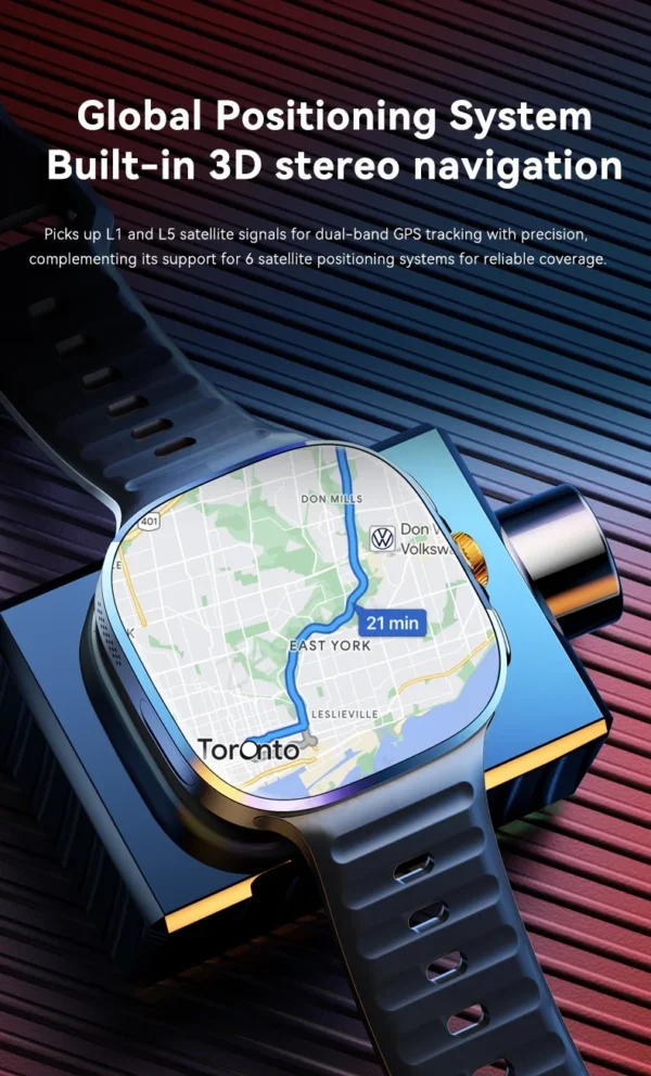 S835381f5776e46aaa06129078743eda39.webp Original M99 Smartwatch 2.4 inch Amoled Screen insert 4G/5G Sim Card GPS WIFI 190° Rotating Camera Game Android 10.0 Smart Watch