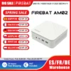 FIREBAT AM02 MINI PC AMD Ryzen 5 7430U Windows 11 Mini PC 16GB DDR4 3200MHz 512GB SSD Wifi 6 BT5.2 HDMI 2.1 Desktop Computer