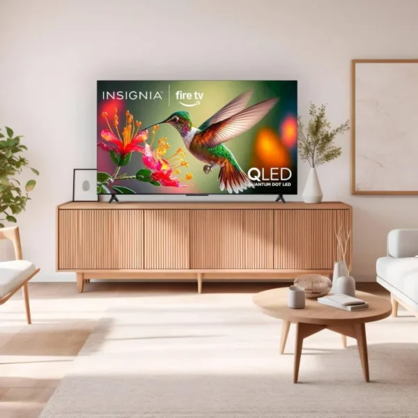 75 Inch QF Series LED 4K UHD QLED Smart TV with Alexa Voice Remote Fire TV Edition