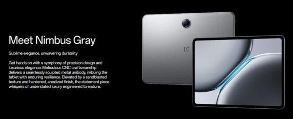 Tablet - OnePlus Pad 2, 16GB+512GB WiFi Version, Snapdragon 8 Gen 3 Chipset 3K 12.1 Inch Display 9510mAh Battery 67W SUPERVOOC 13MP Rear Camera