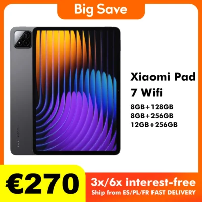 S8658a0a168224b47a1ae5c489a193d6fZ.webp Xiaomi Pad 7 11 ''144Hz Wi-Fi 6E 8GB/128GB 8GB/256GB 8850mAh Tablet