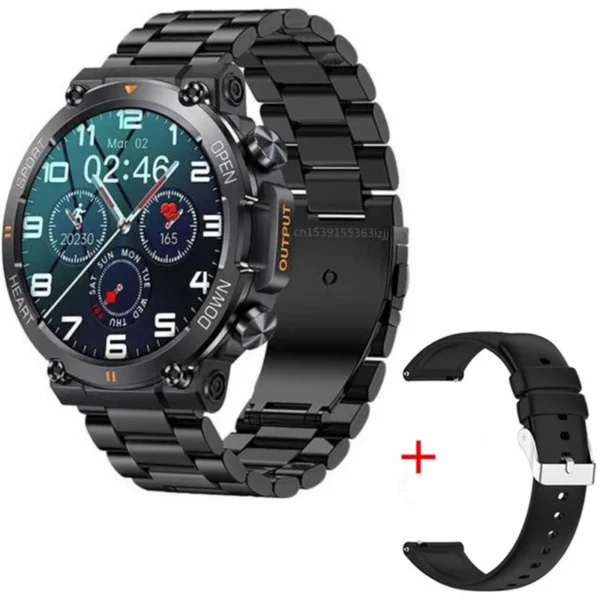 S86693d4f5d3045f99e527ff853c4af03j-1.webp K56 Pro Smart Watch 1.39 Inch Men Women BT Call Heart Rate Blood Pressure 400mah Big Battery Sport Outdoors Smartwatch