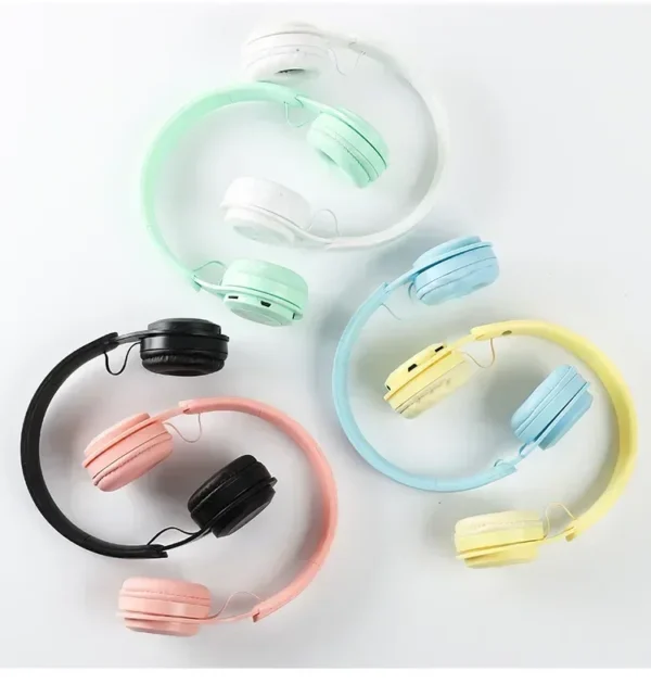 S86a22c936d554fc58e702875837978d7E.webp Macarone Wireless Bluetooth Headphones With Microphone Sound Insulation Gaming Earphone Hifi Bass Earbuds Blutooth5.3 Hedset