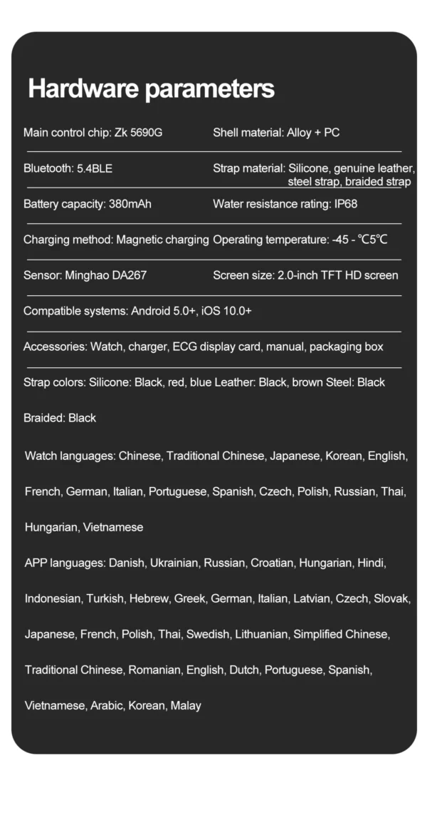 S88f89a438aab45b39df113799df7a02cq-1.webp 2025 New AI Diagosis ECG Health Smart Watch Men Blood Pressure Lipid Uric Acid AI-GPT Intelligent Q&A Health Smartwatch For Men