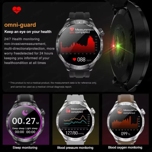 S891830ee1b77410a9506f128bda1e457U.webp 2026 New Sapphire Screen Smart Watch 1.85-inch Ultra HD AMOLED GPS Bluetooth Call NFC Compass IP68 Sports Fitness Smart Bracelet