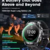 S8de3ae5a73ef4e2b858e8a364e6fd318h-2.webp 2025 New Military T-Rex 3 Ultra GPS Smart Watch 1000mAh Battery 10ATM Waterproof Compass Flashlight Sports trackr Smartwatch Men