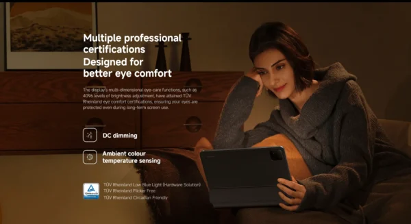 S8e0ce1d40edf4399872723cd55e111bbd.webp Global Version Xiaomi Pad 7 Pro 128GB 256GB 512GB Snapdragon 8s Gen 3 11.2" 3.2K 144Hz Screen 8850mAh Mi Tablet Xiaomi Pad 7Pro